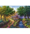 Puzzle da 1500 Pezzi Cottage lungo il fiume