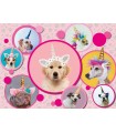 Puzzle da 300 Pezzi XXL - Cagnolini Unicorno