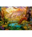 Puzzle da 500 Pezzi - La terra dei dinosauri