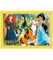 4 Puzzle in 1 - Princesse Disney