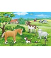 2 Puzzle da 12 Pezzi - Cuccioli di Campagna