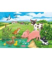 2 Puzzle da 12 Pezzi - Cuccioli di Campagna