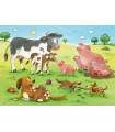 2 Puzzle da 12 Pezzi - Famiglie Animali