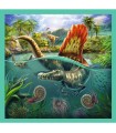 3 Puzzle in 1 - Lo Straordinario Mondo dei Dinosauri