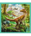 3 Puzzle in 1 - Lo Straordinario Mondo dei Dinosauri