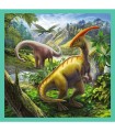 3 Puzzle in 1 - Lo Straordinario Mondo dei Dinosauri
