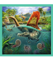 3 Puzzle in 1 - Lo Straordinario Mondo dei Dinosauri