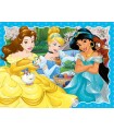 4 Puzzle in 1 Principesse Disney