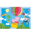 2 Puzzle da 12 Pezzi - Peppa Pig