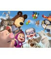 Puzzle da 24 Pezzi - Gigante da Pavimento: Masha e Orso
