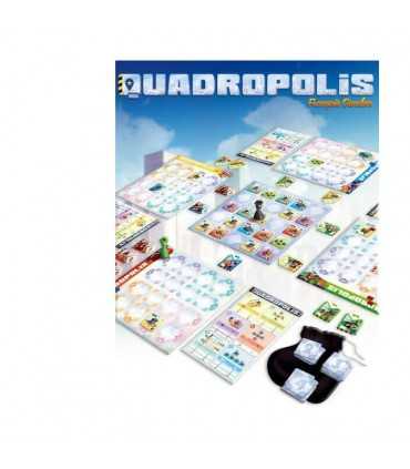 Quadropolis - Gioco da Tavolo di Strategia per Famiglie, Costruisci la Tua Città Ideale, 2-4 Giocatori, 60 Minuti di Divertimen