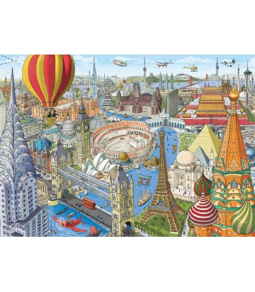 Puzzle da 1000 Pezzi - Giro del Mondo in 80 Giorni