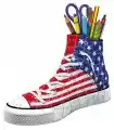 Puzzle da 108 Pezzi 3D - Sneaker Flag Portapenne