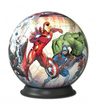 Puzzle da 72 Pezzi 3D - Puzzle Ball Avengers