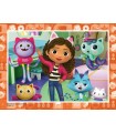 4 Puzzle in 1 - Gabby's Dollhouse