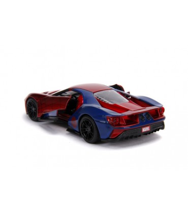 Hollywood Rides Marvel Ford GT del 2017 di Spider Man Scala 1 32