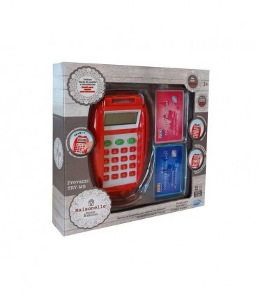 Maisonelle - Lettore Carta di Credito e calcolatricecon suoni, rilascio dello scontrinobatterie incl