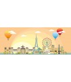 Puzzle da 1000 Pezzi Panorama - Un Giorno a Parigi