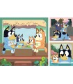 3 Puzzle da 49 Pezzi - Bluey