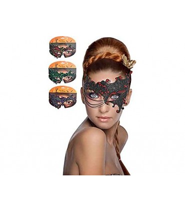 Maschera occhi c/decori col.ass.