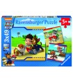 3 Puzzle da 49 Pezzi - Paw Patrol C