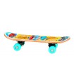 Skateboard legno 43x13 cm - 2 disegni assortiti