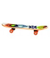 SKATEBOARD LEGNO 60X15 CM - 2 DISEGNI ASSORTITI