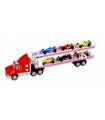 Camion bisarca con 6 auto motor racer asst.