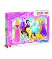 Puzzle da 104 Pezzi Principesse Disney
