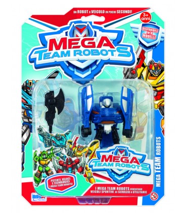 Mega team robots blister 4 ass
