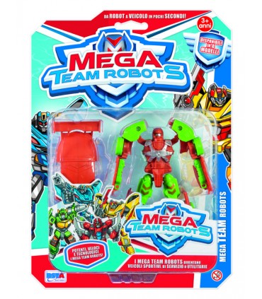 Mega team robots blister 4 ass