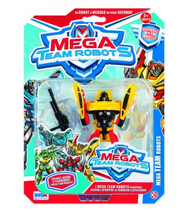 Mega team robots blister 4 ass