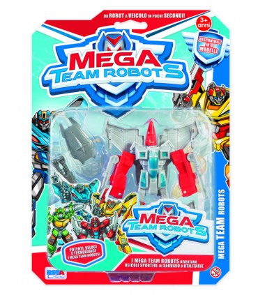 Mega team robots blister 4 ass