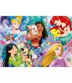 Puzzle da 60 pezzi Supercolor Principesse Disney