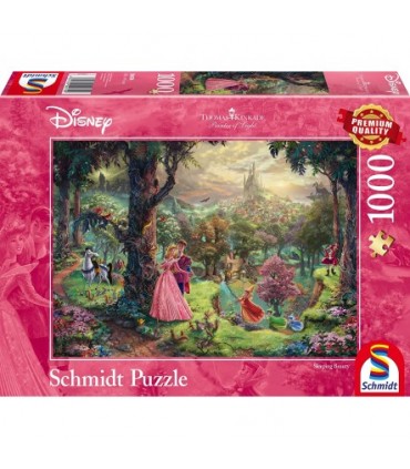 Puzzle da 1000 Pezzi - Thomas Kinkade: La Bella Addormentata nel Bosco