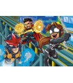 3 Puzzle da 48 Pezzi Play For Future Super Hero Adventures