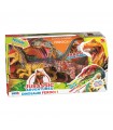2 ass.ti jurassic adventures 2 animali con voci