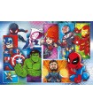 Puzzle da 24 Pezzi Maxi Supercolor Marvel Super Hero Adventures