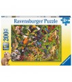 Puzzle da 200 Pezzi XXL - Giungla Vivace