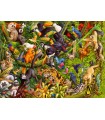 Puzzle da 200 Pezzi XXL - Giungla Vivace