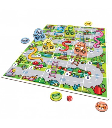 My First Snakes & Ladders - Gioco da Tavolo per Bambini 3-6 Anni | Apprendimento e Divertimento con Orchard Toys