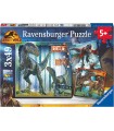 3 Puzzle da 49 Pezzi - Jurassic World