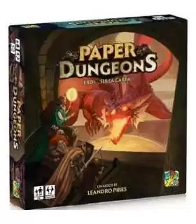 Paper Dungeons - Gioco di Ruolo Roll-and-Write per 1-8 Giocatori, Avventure Medievali in 30 Minuti, Autore Leandro Pires