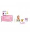 Barbie Skipper Babysitter Nanna con Capelli Castani e Viola