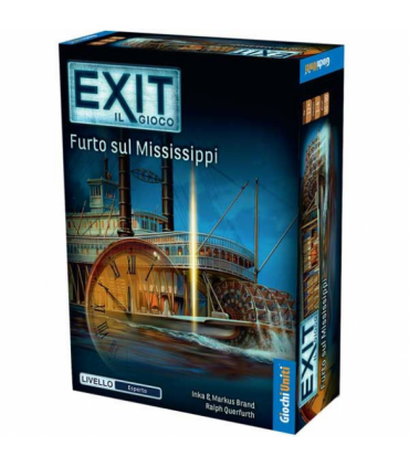 Exit: Furto Sul Mississippi - Gioco di Investigazione Cooperativo per 1-4 Giocatori, Enigmi Avvincenti, 90 Minuti di Avventura!