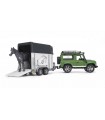 Land Rover Defender Station Wagon con Rimorchio e 1 Cavallo