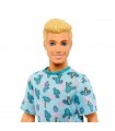 Ken Fashionistas - Capelli Biondi e T-Shirt Verde Fantasia