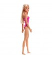 Barbie Beach Costume Fucsia e Capelli Biondi