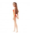 Barbie Beach Costume Azzurro e Capelli Castani