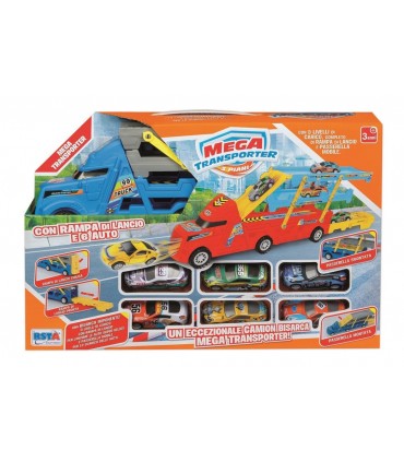 Mega Transporter con 6 Auto